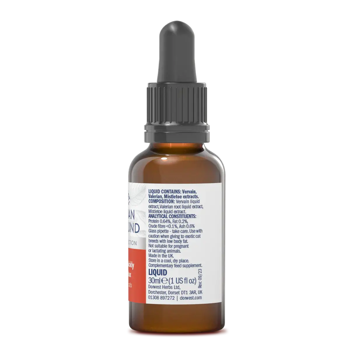 Dorwest Valerian Compound for Dogs and Cats – Natural Calming Support for Stress & Anxiety - Image 3